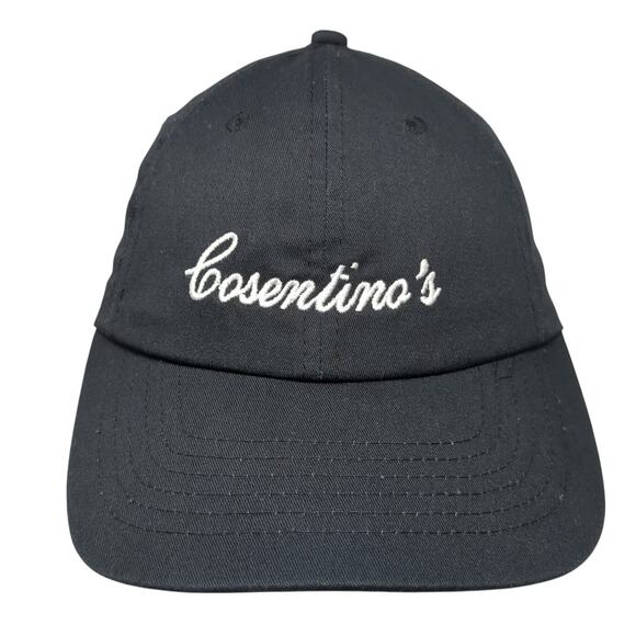 Cosentino's Slideback Baseball Cap Black One Size Adjustable 6 Panel WearGuard - Picture 1 of 9
